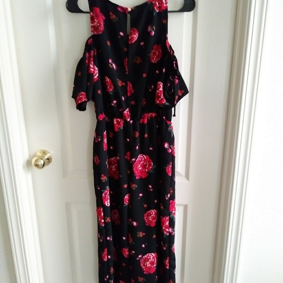 Red and Black Jumpsuit - Picture 2 of 3